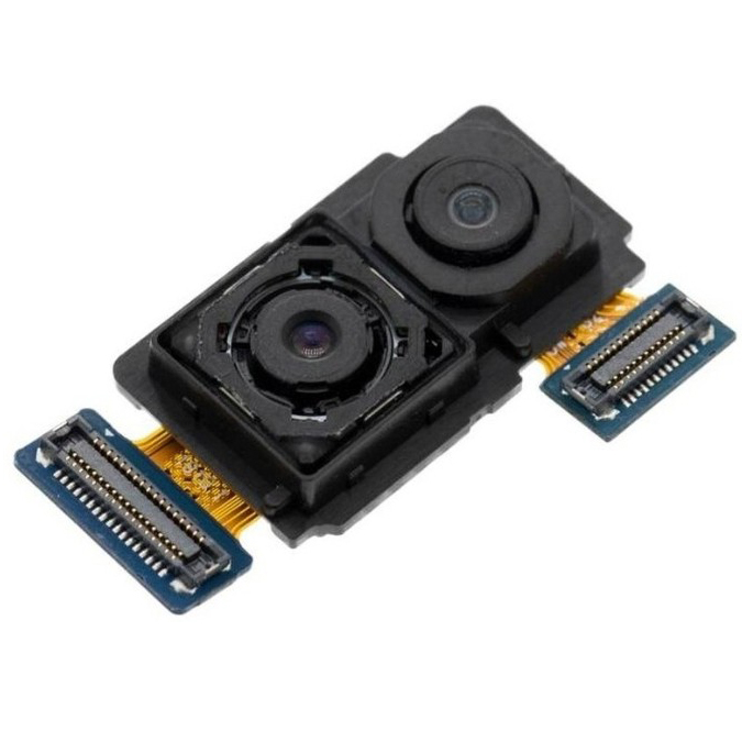 Picture of Back Rear Big Main Camera Module Flex Cable For Samsung Galaxy A20 A205 Small Front Camera Flex Replacement Parts
