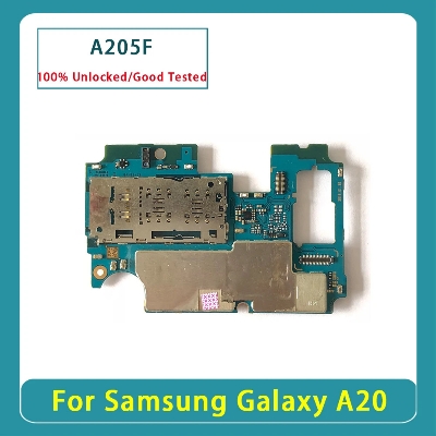 Picture of 100% Fresh Main Motherboard Unlocked for Samsung Galaxy A20 A205 Ram 3GB Rom 32GB