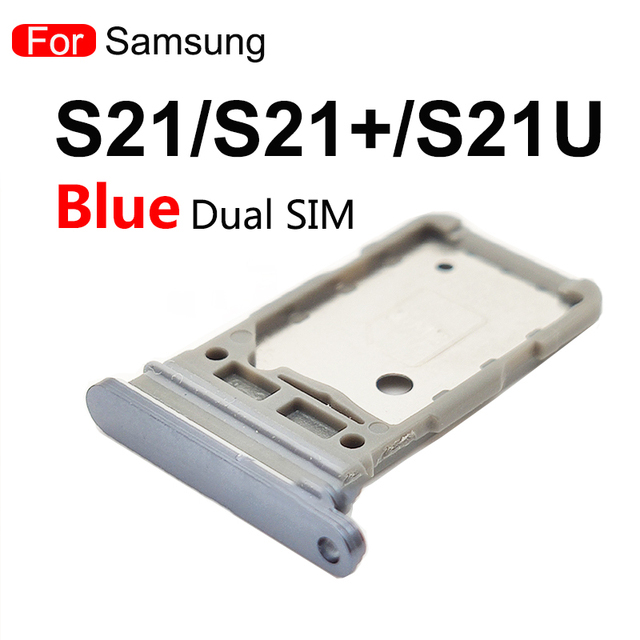 Picture of Samsung Galaxy S21 S21 Plus S21 Ultra Dual SIM Tray Replacement Slot Holder for SM-S928U Tray Repair Part with Opening Needle (Sim Ejector)
