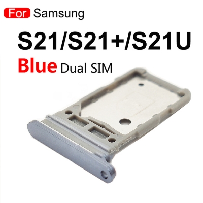 Picture of Samsung Galaxy S21 S21 Plus S21 Ultra Dual SIM Tray Replacement Slot Holder for SM-S928U Tray Repair Part with Opening Needle (Sim Ejector)