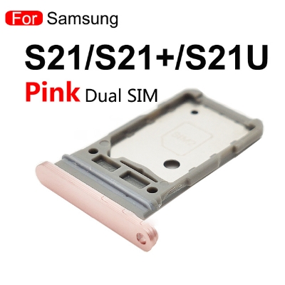 Picture of Samsung Galaxy S21 S21 Plus S21 Ultra Dual SIM Tray Replacement Slot Holder for SM-S928U Tray Repair Part with Opening Needle (Sim Ejector)