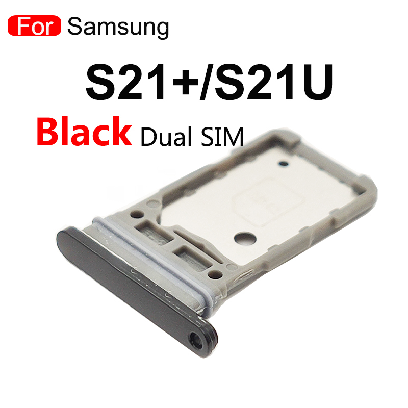 Picture of Samsung Galaxy S21 S21 Plus S21 Ultra Dual SIM Tray Replacement Slot Holder for SM-S928U Tray Repair Part with Opening Needle (Sim Ejector)