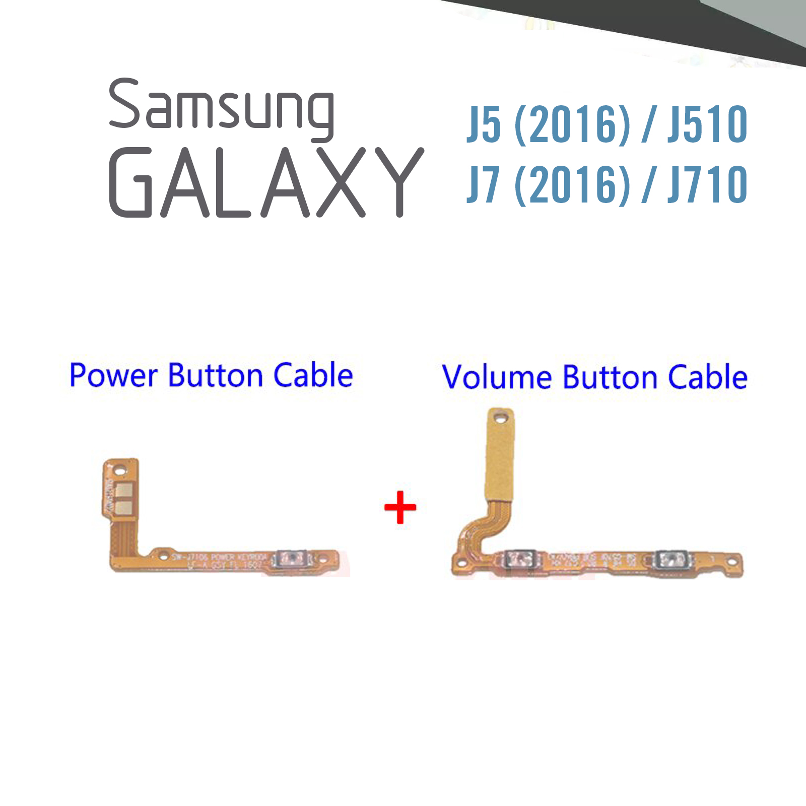 Picture of Samsung Galaxy J510 J710 J5 J7 2016 Power and Volume Button Flex Cable Ribbon Replacement Repair
