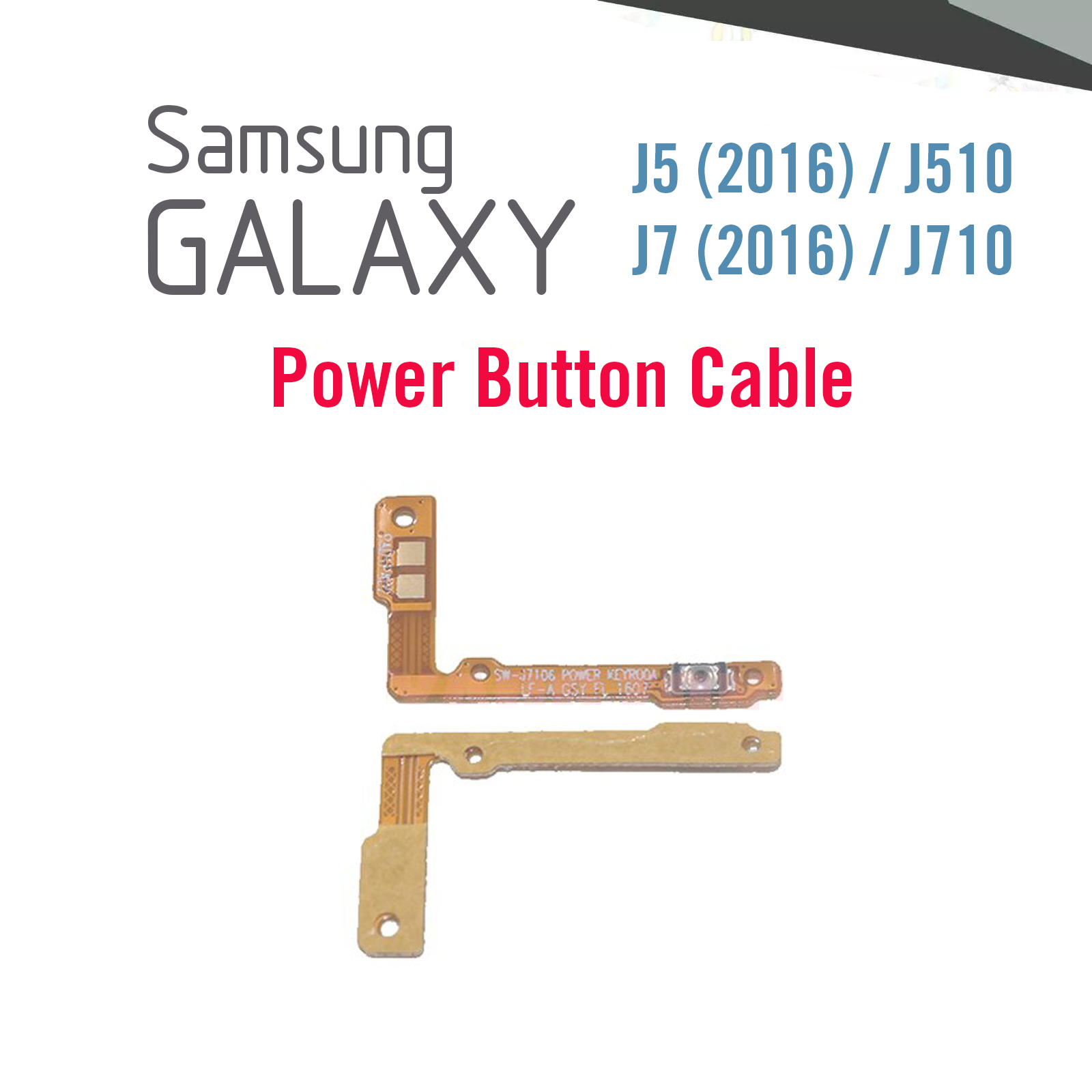 Picture of Samsung Galaxy J510 J710 J5 J7 2016 Power and Volume Button Flex Cable Ribbon Replacement Repair