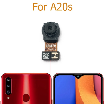 Picture of Back Rear Big Main Camera Module Flex Cable For Samsung Galaxy A20s A207F Small Front Camera Flex Replacement Parts