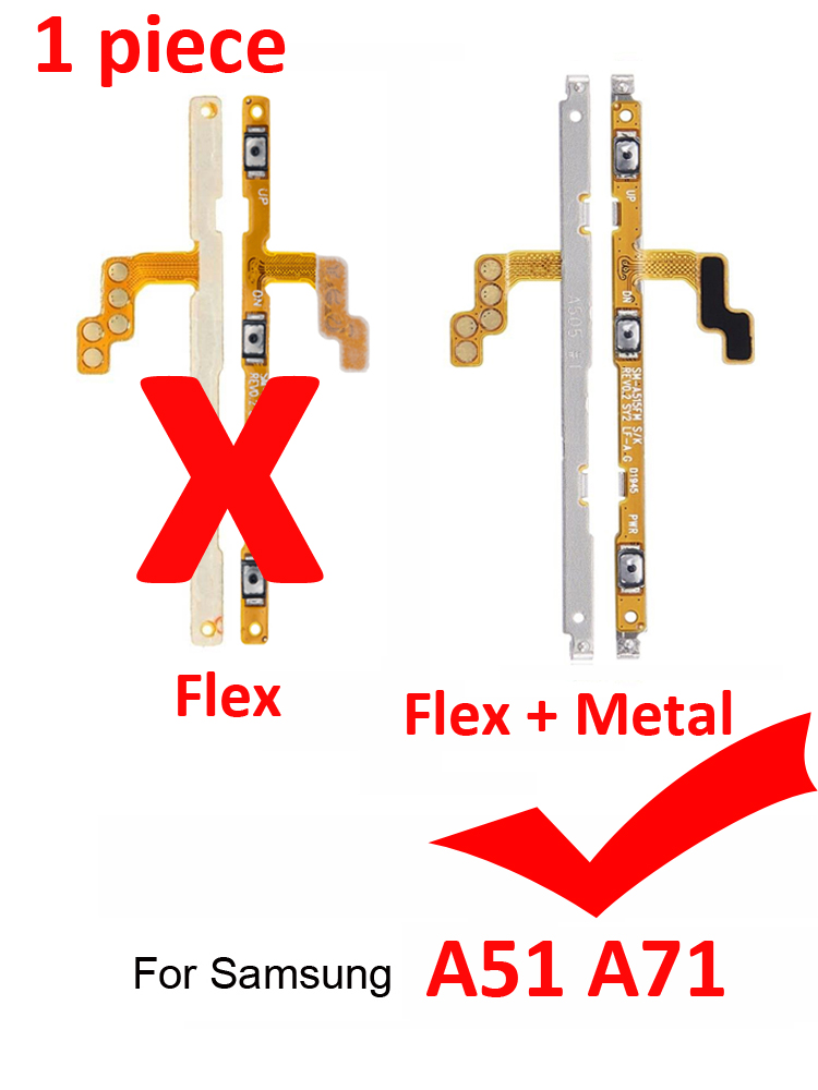 Picture of Samsung Galaxy A31 SM-A315/Galaxy A41 A415 A51 A71 4G Power Button Volume Button Flex Cable