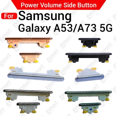 Picture of Compatible with Samsung Galaxy A53/A73 5G SM-A536 SM-A736 External Side Buttons Power On Off + Volume Control Button Outside Side Keys