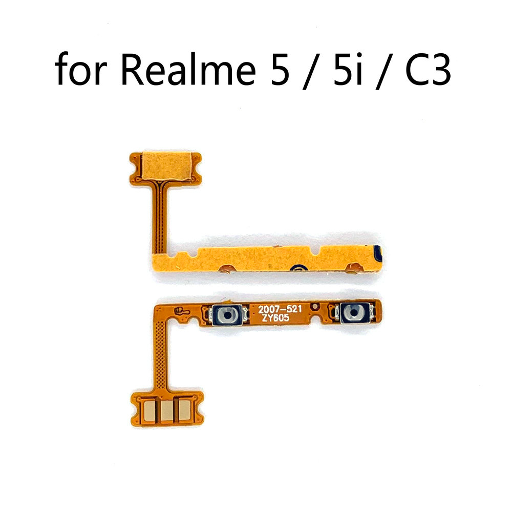 Picture of OPPO Realme 5 5i C3 Power on / off Switch Button Side Volume Up Down Buttons Flex Cable Replacement Parts