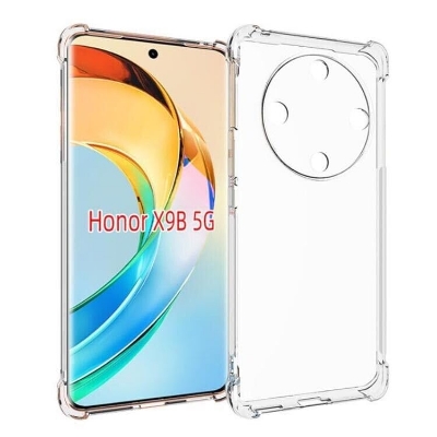 Picture of Shockproof Back Cover Case for Honor X9a / Honor X9b 5G | Raised Bump for Camera & Screen Protection | Ultra Clear Soft Silicone Back Cover for Honor X9a / Honor X9b 5G | (Transparent)