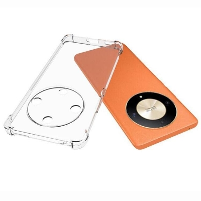 Picture of Shockproof Back Cover Case for Honor X9a / Honor X9b 5G | Raised Bump for Camera & Screen Protection | Ultra Clear Soft Silicone Back Cover for Honor X9a / Honor X9b 5G | (Transparent)