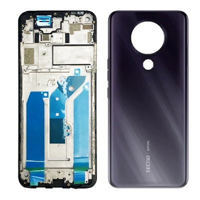 Picture of Tecno Spark 6 Full Body Housing (LCD Frame and Back Panel) Replacement Spare Parts
