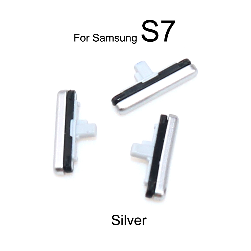 Picture of Power Volume and Bixby Button Out Side Key Side Button For Samsung Galaxy S7 External Volume Button + Power ON OFF