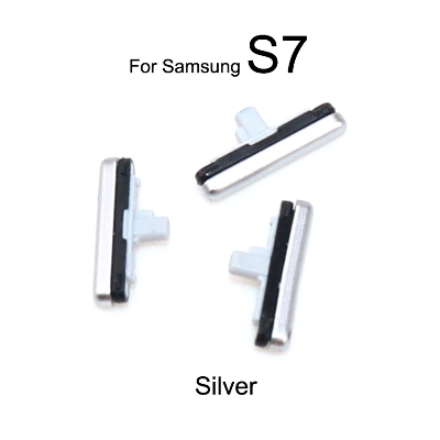 Picture of Power Volume and Bixby Button Out Side Key Side Button For Samsung Galaxy S7 External Volume Button + Power ON OFF