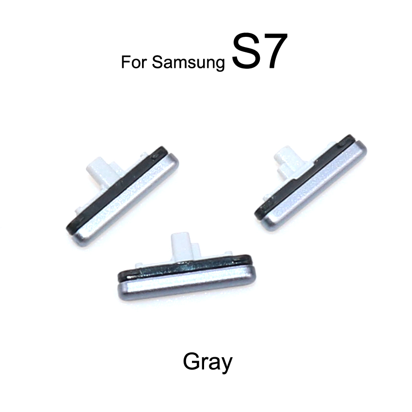 Picture of Power Volume and Bixby Button Out Side Key Side Button For Samsung Galaxy S7 External Volume Button + Power ON OFF