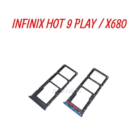 Picture of For Infinix Hot 9 Play X680/ Hot 10s X689/ Hot 10 Play X688 Sim Tray and SD Card Slot with Sim Ejector