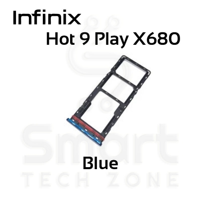 Picture of For Infinix Hot 9 Play X680/ Hot 10s X689/ Hot 10 Play X688 Sim Tray and SD Card Slot with Sim Ejector