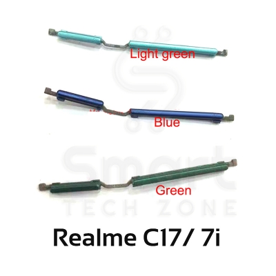 Picture of Compatible with Realme C17/ 7i External Side Buttons Power On Off + Volume Control Button Outside Side Keys