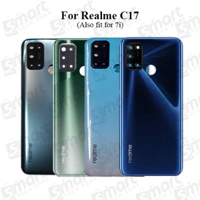 Picture of Realme C17/7i Back Housing Frame / Back Panel / Backshell / With Camera Glass Replacement Spare Parts