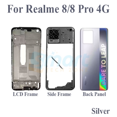 Picture of Realme 8 8 Pro 4G Full Body Housing With Camera Glass (LCD Frame, Side/Middle Frame, Back Panel/Backshell)