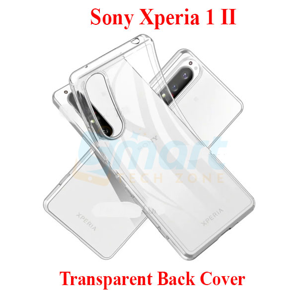 Picture of Shockproof Back Cover Case for For Sony Experia 11ii 5 5ii 10 10ii XZ1 XZ2 XZ3 XZ4 Raised Bump for Camera & Screen Protection | Ultra Clear Soft Silicone Back Cover for Shockproof Back Cover Case (Transparent)