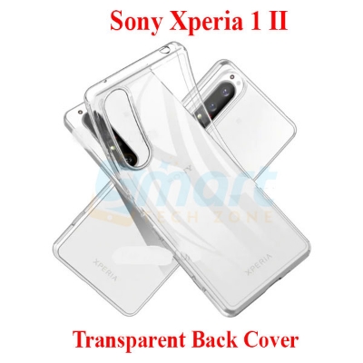 Picture of Shockproof Back Cover Case for For Sony Experia 11ii 5 5ii 10 10ii XZ1 XZ2 XZ3 XZ4 Raised Bump for Camera & Screen Protection | Ultra Clear Soft Silicone Back Cover for Shockproof Back Cover Case (Transparent)