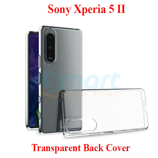 Picture of Shockproof Back Cover Case for For Sony Experia 11ii 5 5ii 10 10ii XZ1 XZ2 XZ3 XZ4 Raised Bump for Camera & Screen Protection | Ultra Clear Soft Silicone Back Cover for Shockproof Back Cover Case (Transparent)