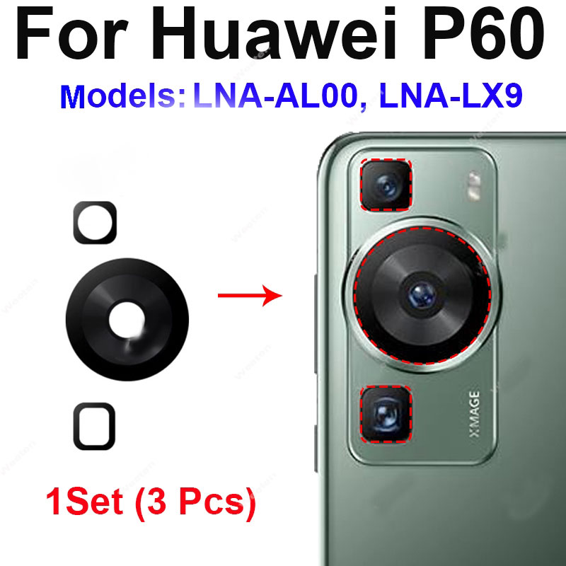 Picture of Main Camera Lens Glass Cover For Huawei P50 P60 Pro Art Camera Protection Glass Cover
