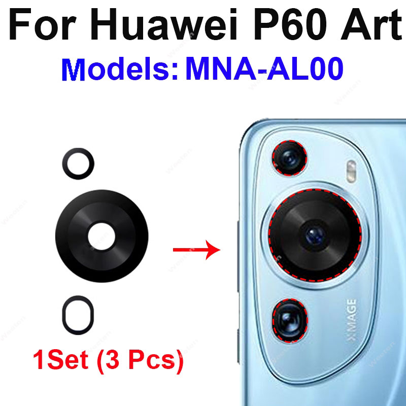 Picture of Main Camera Lens Glass Cover For Huawei P50 P60 Pro Art Camera Protection Glass Cover