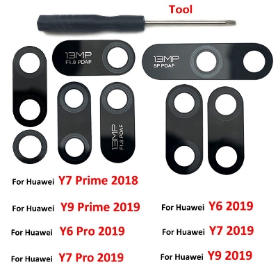Picture of Main Camera Lens Glass Cover For Huawei Y6 Y6 Pro Y7 Y7 Pro Y7 Prime Y9 Y9 Prime 2019 Camera Protection Glass Cover