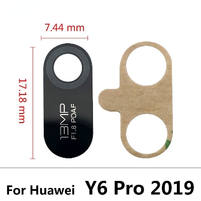 Picture of Main Camera Lens Glass Cover For Huawei Y6 Y6 Pro Y7 Y7 Pro Y7 Prime Y9 Y9 Prime 2019 Camera Protection Glass Cover