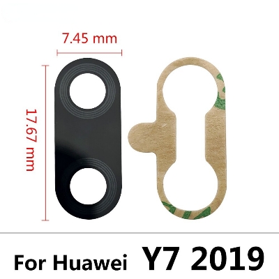 Picture of Main Camera Lens Glass Cover For Huawei Y6 Y6 Pro Y7 Y7 Pro Y7 Prime Y9 Y9 Prime 2019 Camera Protection Glass Cover