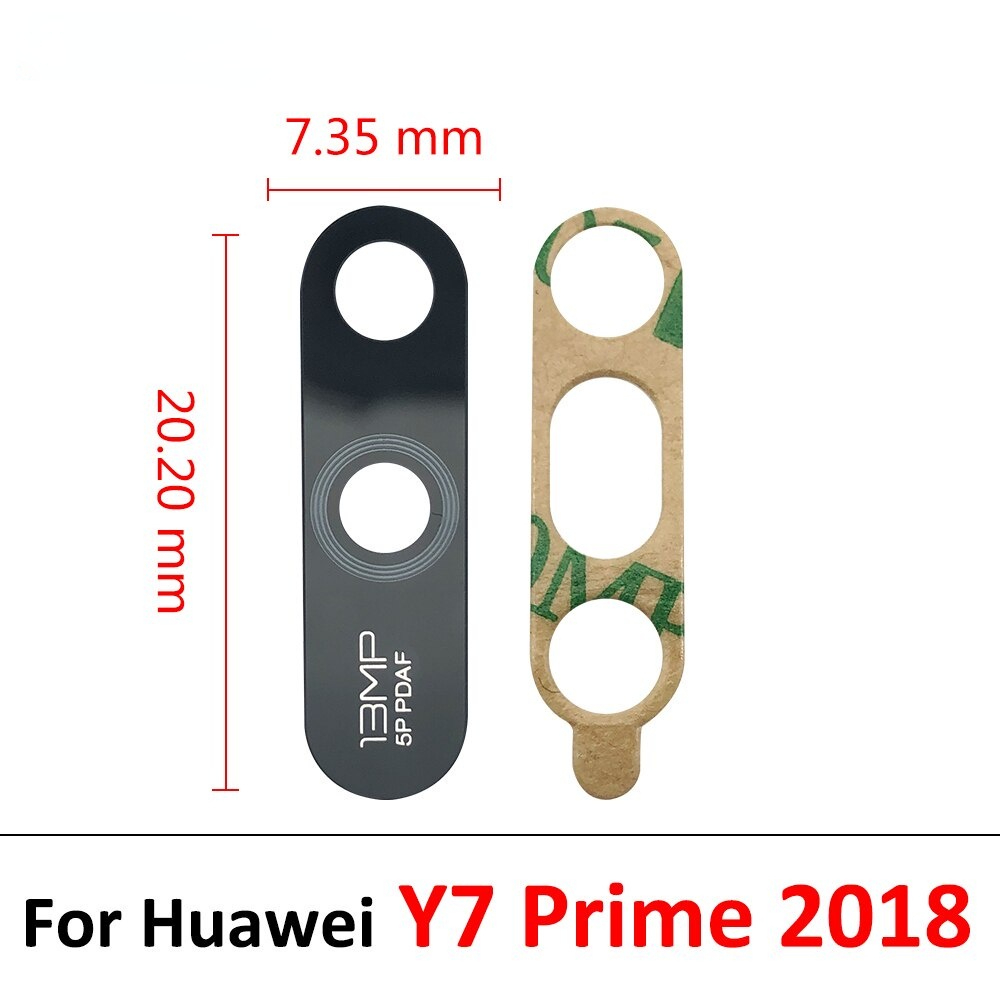 Picture of Main Camera Lens Glass Cover For Huawei Y6 Y6 Pro Y7 Y7 Pro Y7 Prime Y9 Y9 Prime 2019 Camera Protection Glass Cover