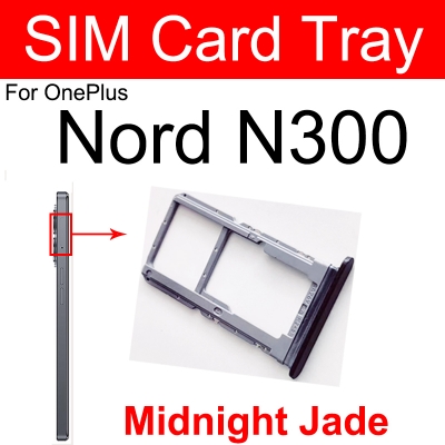 Picture of Sim Tray SD Card Tray Holder Card Compatible with OnePlus Nord 2 Nord N10 N20 N100 N200 N300 Nord CE CE2 5G With Sim Ejector Pin Replacement Part