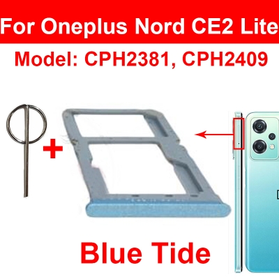 Picture of Sim Tray SD Card Tray Holder Card Compatible with Oneplus 1+ Nord 3 Nord CE2 Lite CE3 Lite Nord N20 N30 With Sim Ejector Pin Replacement Part