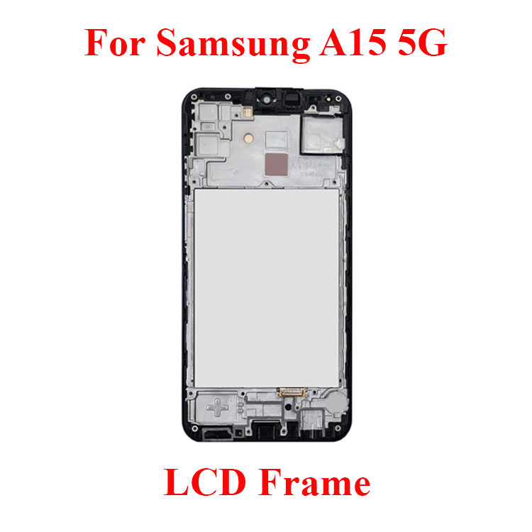 Picture of Samsung A15 5G SM-A156B, SM-A156B/DS, SM-A156P, SM-A156P/DS, SM-A156U, SM-A156U1, SM-A156U1/DS, SM-A156W, SM-A156P/N, SM-A156P/DSN, SM-S156VL, SM-A156M, SM-A156E, SM-A156E/DSN Only Front LCD Frame Middle Chassis Housing