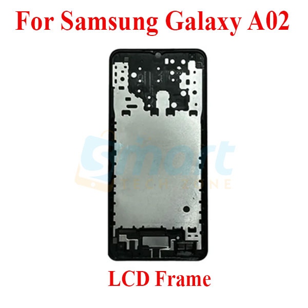 Picture of For Samsung Galaxy A02 LCD Frame + Back Panel Housing + Without Camera Glass Back shell Replacement Spare Parts
