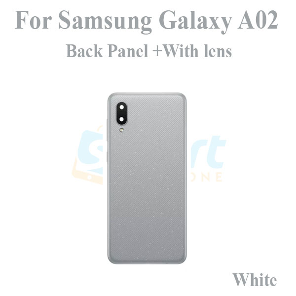 Picture of For Samsung Galaxy A02 LCD Frame + Back Panel Housing + Without Camera Glass Back shell Replacement Spare Parts