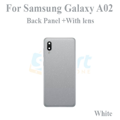 Picture of For Samsung Galaxy A02 LCD Frame + Back Panel Housing + Without Camera Glass Back shell Replacement Spare Parts
