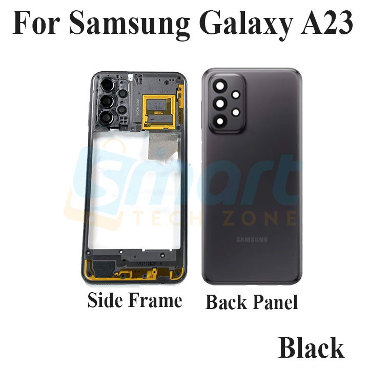 Picture of Samsung Galaxy A23 Full Body Housing With Camera Glass (LCD Frame, Side/Middle Frame, Back Panel/Backshell)