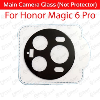 Picture of 3D Back Camera Lens Glass Protector for Honor Magic 5 Pro 6 Pro | Full Camera Coverage I 3D Lens Shield I Oil Resistant