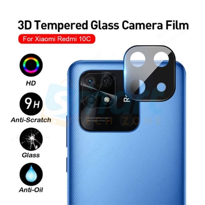 Picture of 3D Back Camera Lens Glass Protector for Xiaomi Redmi 10c 12c 13c 14c | Full Camera Coverage I 3D Lens Shield I Oil Resistant