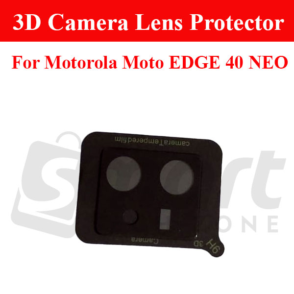 Picture of 3D Back Camera Lens Glass Protector for Motorola EDGE 40 EDGE 40 Neo EDGE 50 EDGE 50 Fusion Edge 60 Fusion | Full Camera Coverage I 3D Lens Shield I Oil Resistant