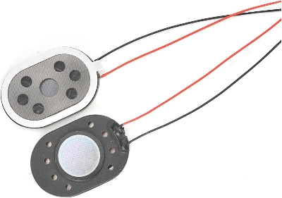 Picture of DIY Magnetic Speaker 8 Ohm 1.5W 30mm  × 20mm Oval Shape Internal Magnet Loud Speaker Sound Buzzer For Keypad Button Phone Wired Ringer Parts Replacement