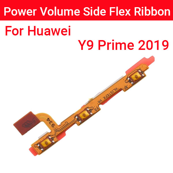 Picture of Huawei Y9 Prime 2019 Power on / off Switch Button Side Volume Up Down Buttons Flex Cable Replacement Parts