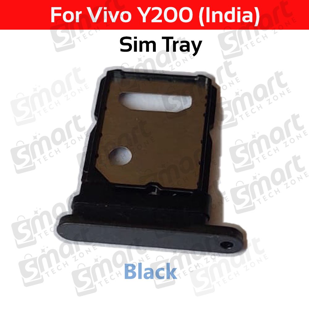 Picture of Sim Tray SD Card Tray Holder Card Compatible with Vivo Y200 (Indian Version) With Sim Ejector Pin Replacement Part