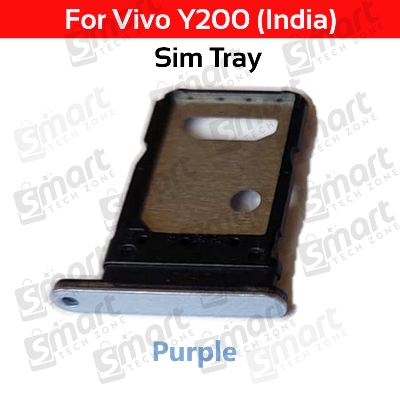 Picture of Sim Tray SD Card Tray Holder Card Compatible with Vivo Y200 (Indian Version) With Sim Ejector Pin Replacement Part