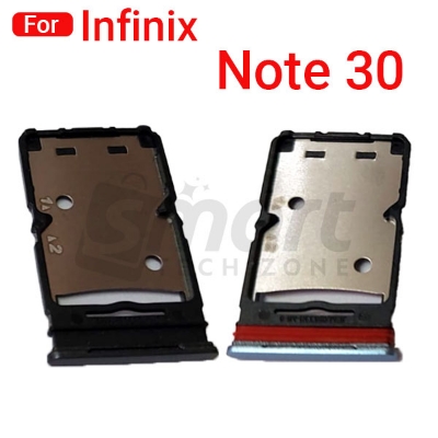 Picture of Sim Tray SD Card Tray Holder Card Compatible with Infinix Note 30 Sim Ejector Pin Replacement Part
