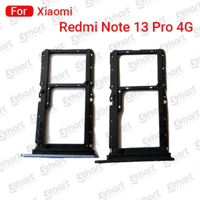 Picture of Sim Tray SD Card Tray Holder Card Compatible with Xiaomi Redmi Note 13 Pro 4G Sim Ejector Pin Replacement Part