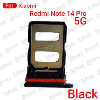 Picture of Sim Tray SD Card Tray Holder Card Compatible with Xiaomi Redmi Note 14 Pro 5G Sim Ejector Pin Replacement Part