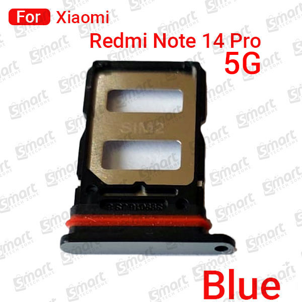 Picture of Sim Tray SD Card Tray Holder Card Compatible with Xiaomi Redmi Note 14 Pro 5G Sim Ejector Pin Replacement Part